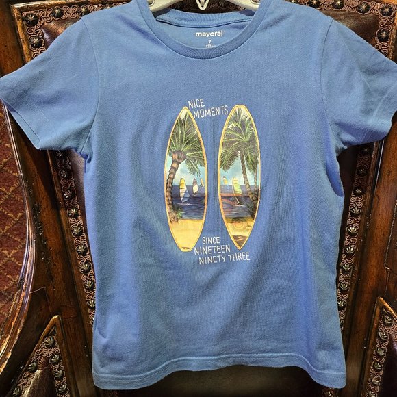 Mayoral Blue T-shirt - Picture 2 of 4